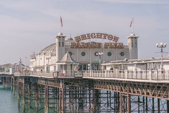 Brighton Pier dans le Comté de Sussex