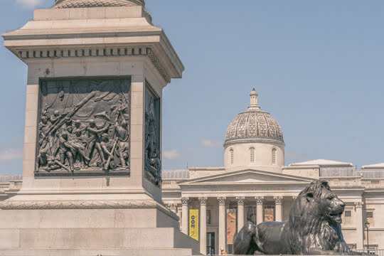 Visite en français du musée de la National Gallery à Trafalgar Square