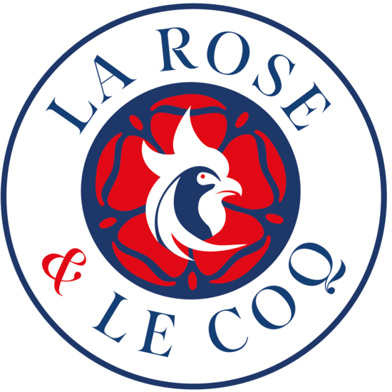 Logo La Rose et le Coq, agence proposant des visites guidées et expériences en français, à Londres et en Angleterre