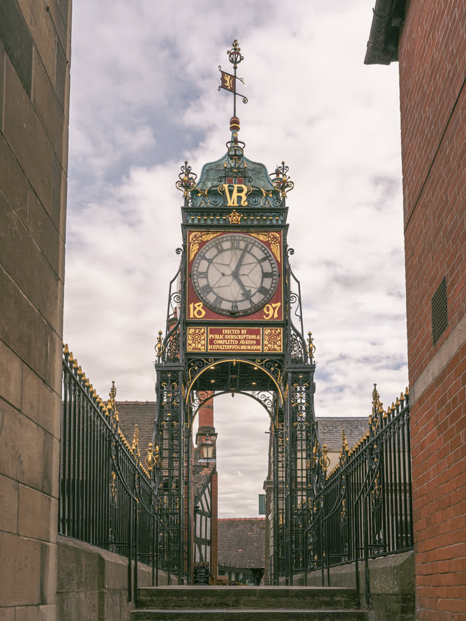 Visite guidée de Chester et son horloge avec un guide francophone