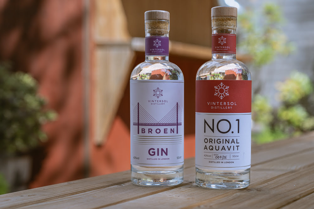 Dégustation en français de Gin et d'Aquavit de la distillerie Vintersol Distillery à Londres